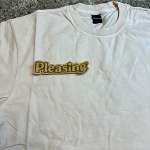 Cream Pleasing Shirt + patch